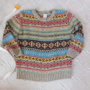 Boys colorful sweater xs 5t